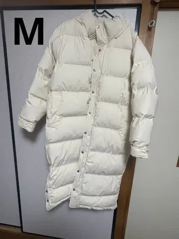 earthy 아이보리 롱 다운 자켓 M