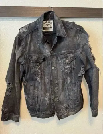 LEGENDA 데미지 데님 자켓