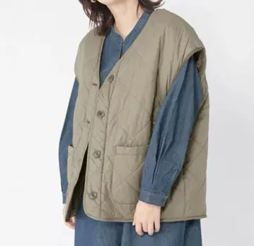 studioCLIP 리버서블 퀼트 자켓
