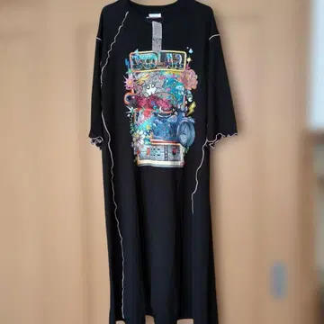 스칼라 절개 원피스