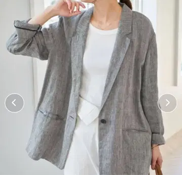 Spick&Span 린넨 에어리 자켓 36