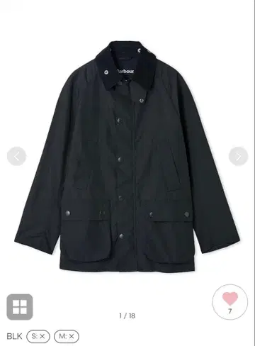 바버 WARWICK /  라이트웨이트 블루종