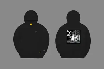 FR2 어둠 풀오버 후드티