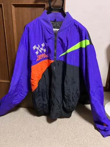 TEAM ARCTIC RACING 나일론 자켓 당시 물건