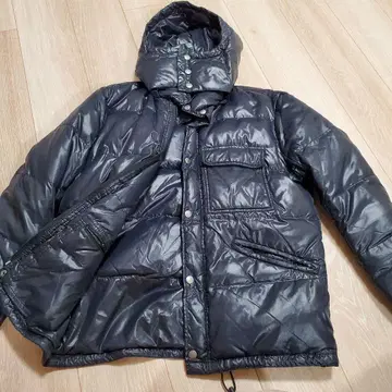 새상품급 23구 빅 사이즈 46 네이비 후드 다운 자켓