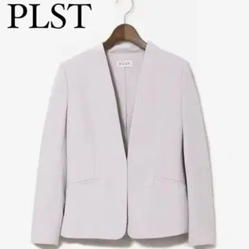 [ PLST ] 스트레치 더블 크로스 칼라리스 자켓 라이트 그레이 XS