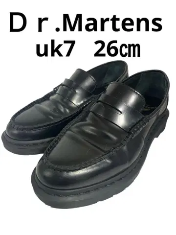 컨디션 최상 닥터마틴 코인 비트 로퍼 UK7 26cm 블랙
