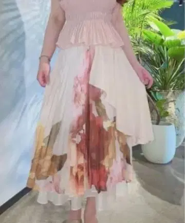 eimy istoire 플라워 플리츠 스커트 M 사이즈 새상품급