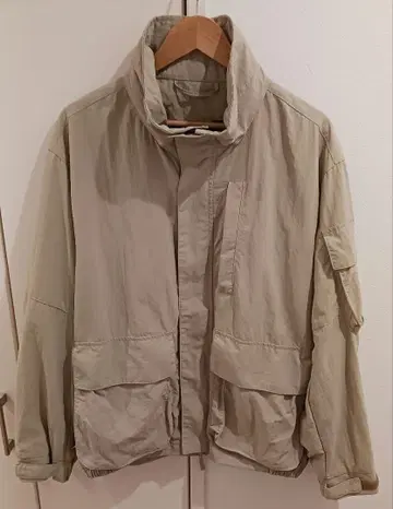 GU 나일론 점퍼 남성용 베이지 L 사이즈