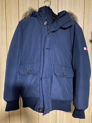 TOMMY HILFIGER 네이비 다운 자켓 S 배송비 포함