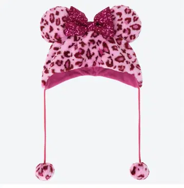 미니 마우스 레오파드 무늬 팬캡