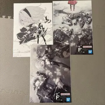 니어 오토마타 F 클리어 포스터 3장