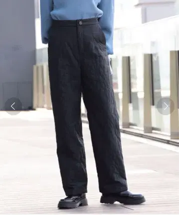 Ray BEAMS / 퀼팅 팬츠 택 포함