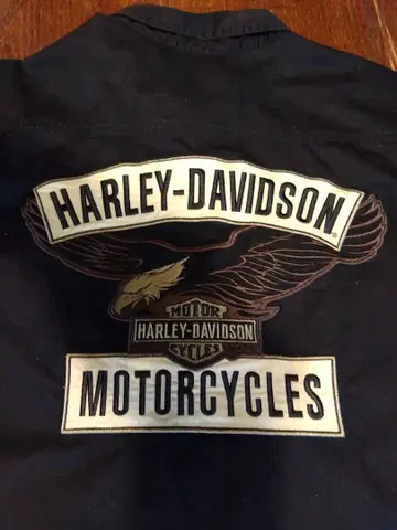 할리데이비슨 버튼 셔츠