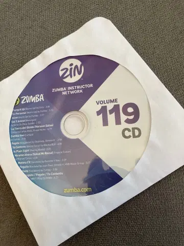 새상품 Zumba Volume 119 CD Up&down 수록
