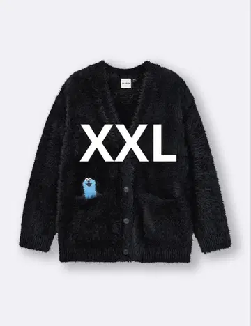 [ XXL ] GU 콜라보 퍼펫 가디건