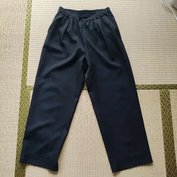 BOUCLE 블랙 와이드 팬츠