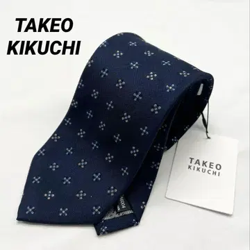 [미사용 새상품 (135)] 다케오 키쿠치 넥타이 플라워 도트 무늬