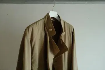 오라리 WASHED FINX CUPRO TWILL LONG COAT