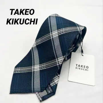 [미사용 새상품 (139)] 다케오 키쿠치 넥타이 체크 무늬