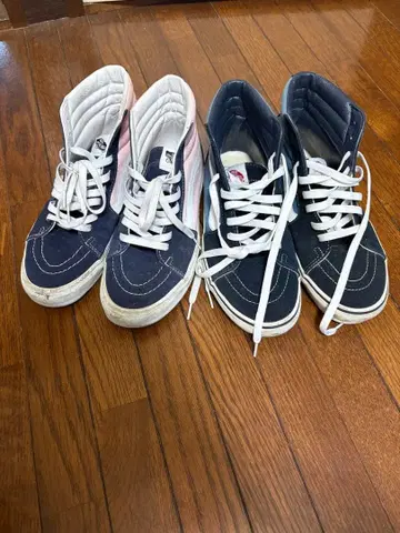 Vans 하이컷 스니커즈 네이비/핑크