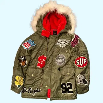 JOYRICH 조이리치 와펜 자켓 코트 M 나카 리이사 착용