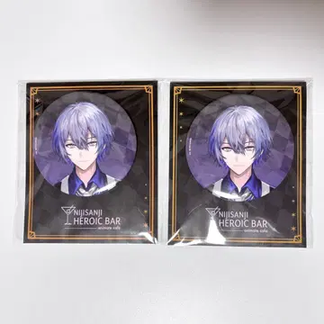 [미개봉] 코야나기 로우 애니메이트 카페 캔뱃지 2점