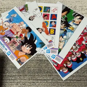 제일복권 드래곤볼 H상 클리어 포스터 5장