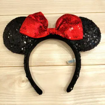미니 마우스 머리띠 (스팽글)