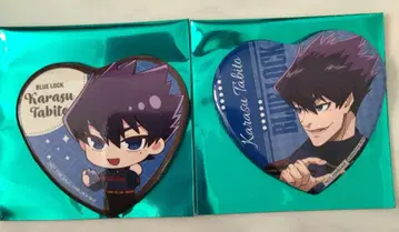 블루 록 우라시마 토큐 부동산 시부야 제패 캔뱃지 하트 2개 세트