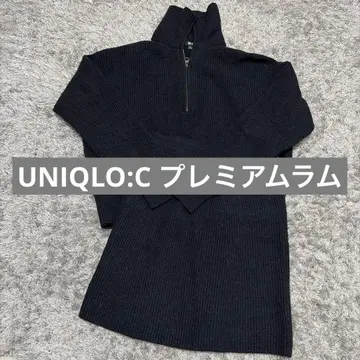 유니클로 C 프리미엄 라무 셋업