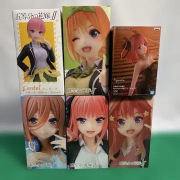 5등분의 신부 나카노 이츠키 피규어 6체 세트