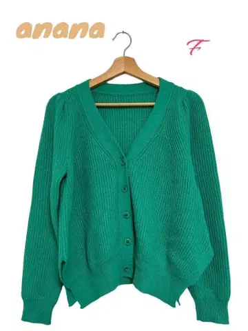 아나나 [새상품급] 가디건 상의 겉옷 그린 F