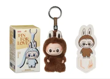 정품 LABUBU PIN FOR LOVE 봉제 인형 펜던트 L