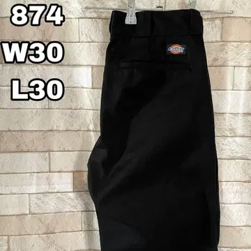 디키즈 워크 팬츠 874 자수 블랙 30 x 30