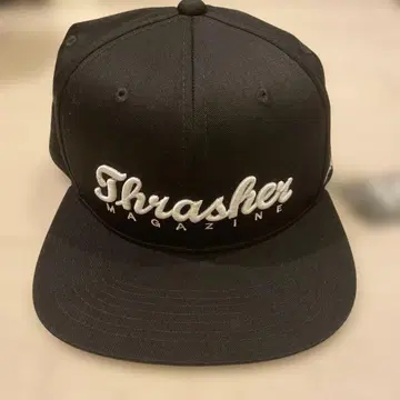새상품 thrasher 트레셔 야구 모자 블랙 로고