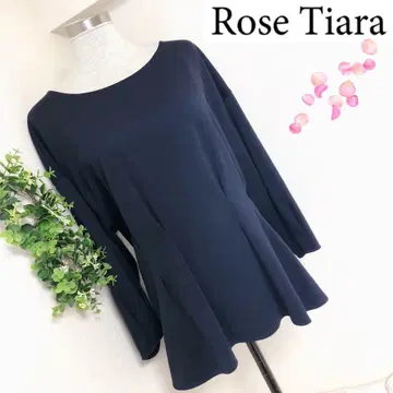 로즈 티아라 허리 쉐이프 티셔츠 42 다크 네이비 색상
