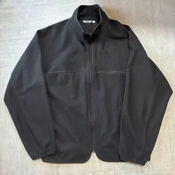 유니클로 U 2024 AW 브러쉬드 저지 블루종 다크 브라운 L