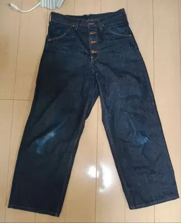 SUGARHILL 랭글러 콜라보 배기 데님 팬츠