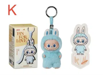 정품 LABUBU PIN FOR LOVE 봉제 인형 펜던트 K