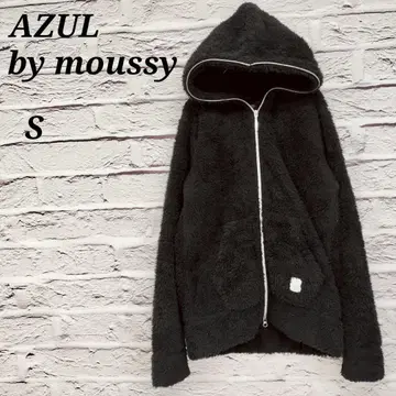 아줄바이마우지 [ S ] 집업 보아 후드티 점퍼 블랙