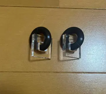 acrylic 아크릴릭GUM EARRING 블랙 + 스퀘어 소