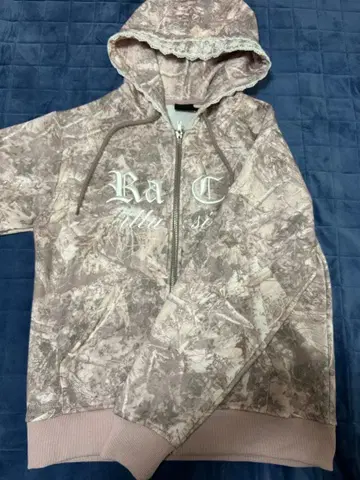 FCMM 카모 패턴 집업 후드티