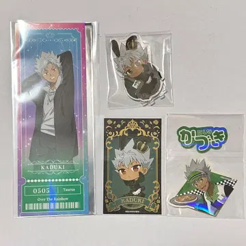 킨츠아 갤러리 제논 애니카페 아크릴 스탠드 스티커 카드 카즈키