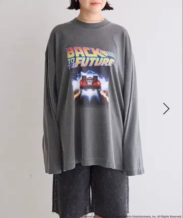 [로리즈팜] 백 투 더 퓨처 롱 슬리브 T셔츠
