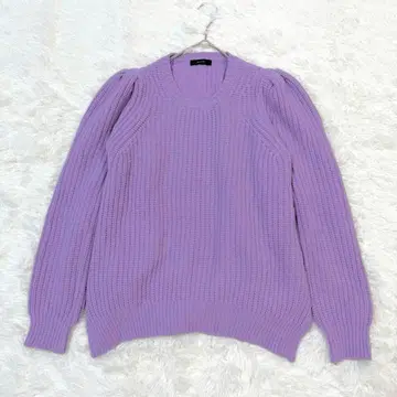 새상품급 알아바일 2024년 니트 스웨터 울 100% 퍼프 슬리브