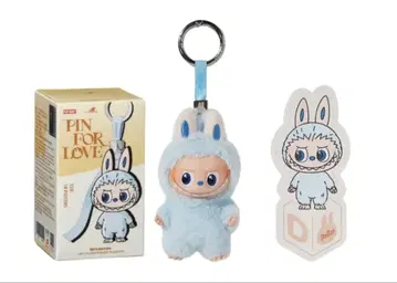 정품 LABUBU PIN FOR LOVE 봉제 인형 펜던트 D
