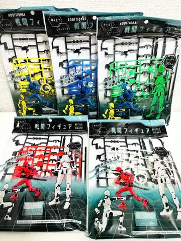 전투 피규어 5점