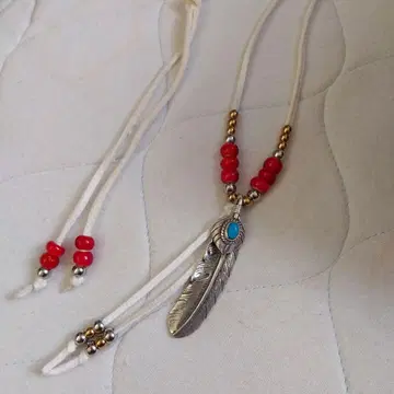 타디 & 킹 L 터콰이즈 페더 커스텀