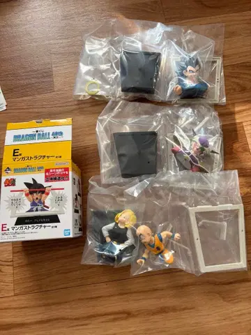 드래곤볼 제일복권 40th E상 만화 스트럭처 3종